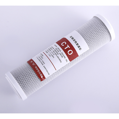 CTO Activated Carbon Block Filter Cartridge for RO System Water Purification in Outdoor Household Car RV Hotel Applications