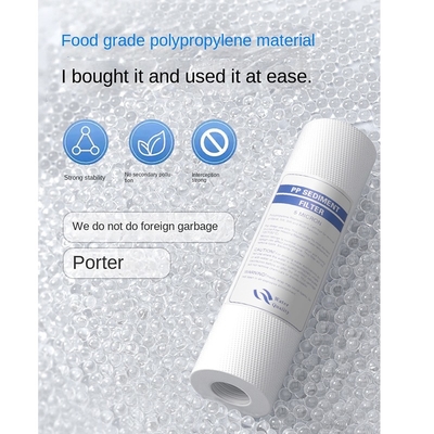 PP Sediment Filter Cartridge Household Water Purifier Spare Parts Reverse Osmosis Element for Outdoor Car RV Hotel Applications