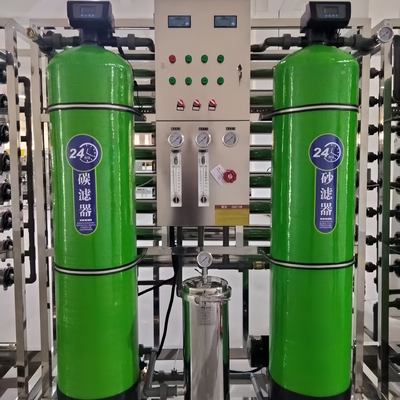 Industrial 2000LPH Water Purifier Mechanical Reverse Osmosis System Pressure Vessel Pump Motor for Water Treatment Reverse