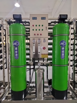 Industrial 2000LPH Water Purifier Mechanical Reverse Osmosis System Pressure Vessel Pump Motor for Water Treatment Reverse