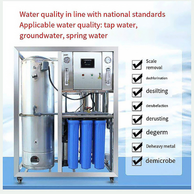 Commercial Water Purifier Reverse Osmosis 250LPH 500LPH Industrial Water Treatment Machinery Reverse Osmosis System Ro Filter