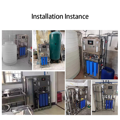 Commercial Water Purifier Reverse Osmosis 250LPH 500LPH Industrial Water Treatment Machinery Reverse Osmosis System Ro Filter