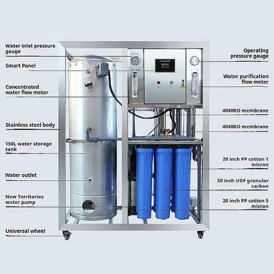 Ro Water System Water Purifier Machine for Business 250lph/500lph Industrial Commercial RO Faucet Filter Used for Water Plants