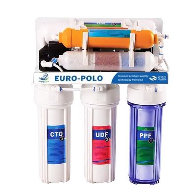 Kitchen Household Reverse Osmosis Water Filter Purifier Electric Plastic Home Appliance Factory Direct Sales