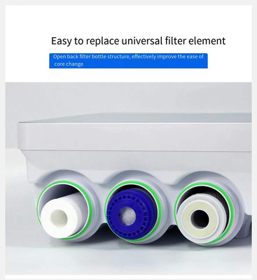 Electric Water Purifier Machine with Booster Equipment Storage Dispenser and Filters Tank for Household Use Made of Plastic