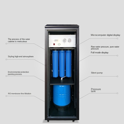 Commercial 5-Stage Home Reverse Osmosis Water Purifier System 1200 GPD 220v Carbon PP Filter Media for Water Treatment