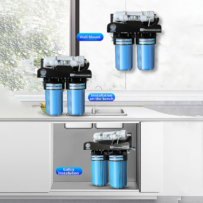 2000gpd 220V Reverse Osmosis Water Purifier 1-Year Warranty Drinking Tap Water Filter Pump Core for Milk Tea Shops