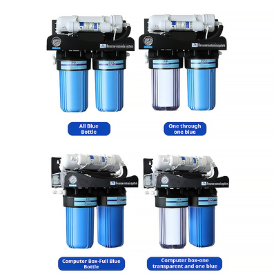 2000gpd 220V Reverse Osmosis Water Purifier 1-Year Warranty Drinking Tap Water Filter Pump Core for Milk Tea Shops