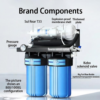 Large Flow Home Appliances Water Purifier RO Reverse Osmosis Direct Drinking Kitchen Faucets Commercial Water Filter