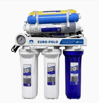 High Performance 5-8 Stage Reverse Osmosis Water Purification System with Pump and Manual-Flush 220V Motor Core Components