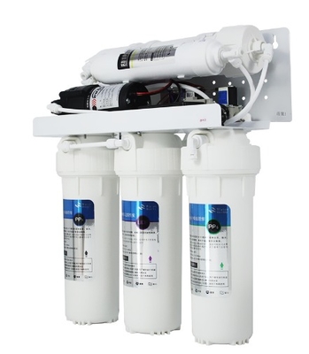 High Performance 5-8 Stage Reverse Osmosis Water Purification System with Pump and Manual-Flush 220V Motor Core Components